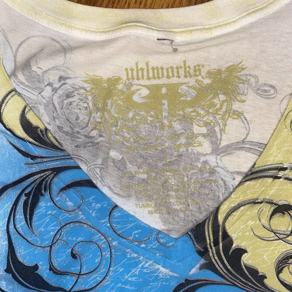 Uhlworks Women’s Triumph MC Airbrushed Design T Shirt - Picture 3 of 7